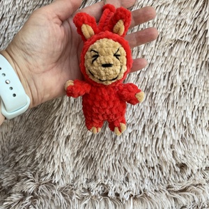 Labubu baba kulcstartó, táskadísz, plüssfigura - többféle színben - Meska.hu