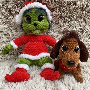 Karácsonyi Grincs és Max a kutyája - Meska.hu