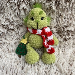Karácsonyi Grincs karácsonyfával, Játék & Sport, Plüssállat & Játékfigura, Plüss mesefigurák, Horgolás, Hímzés, MESKA