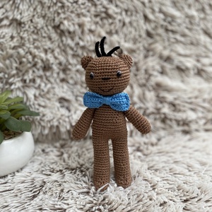 Boribon maci, horgolt, Játék & Sport, Plüssállat & Játékfigura, Maci, Horgolás, Hímzés, MESKA