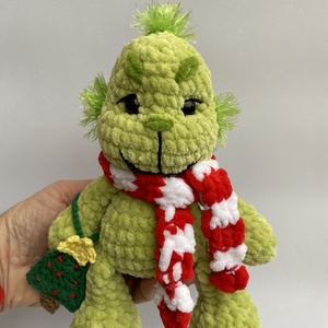 Karácsonyi Grincs karácsonyfával, Játék & Sport, Plüssállat & Játékfigura, Plüss mesefigurák, Horgolás, Hímzés, MESKA