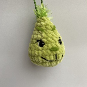 Horgolt Grincs karácsonyfadísz, kulcstartó vagy táskadísz - karácsony - karácsonyi lakásdekoráció - karácsonyfa, grincsfa - Meska.hu