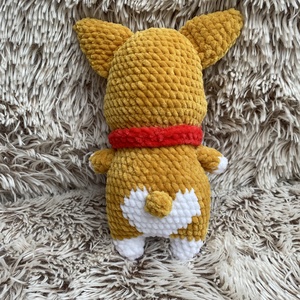 Horgolt Corgi kutya - játék & sport - plüssállat & játékfigura - kutya - Meska.hu