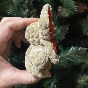 Mini (fekete belső része csillog) horgolt Stranger Things Baby Demogorgon 12 cm plüss - játék & sport - plüssállat & játékfigura - más figura - Meska.hu