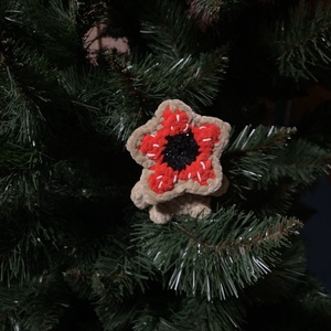 Mini (fekete belső része csillog) horgolt Stranger Things Baby Demogorgon 12 cm plüss - játék & sport - plüssállat & játékfigura - más figura - Meska.hu