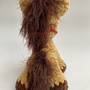 Horgolt ló, lovacska, paci selymes sörénnyel - játék & sport - plüssállat & játékfigura - ló - Meska.hu