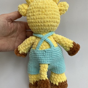 Világító (név) Zsiga, a horgolt plüss zsiráf (névreszóló) - játék & sport - plüssállat & játékfigura - zsiráf - Meska.hu