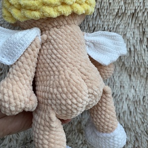 Kézzel horgolt huncut mosolyú csibész Cupido - játék & sport - plüssállat & játékfigura - ember - Meska.hu