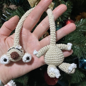 Horgolt lajhár a Jégkorszak meséből, Sid - játék & sport - plüssállat & játékfigura - plüss mesefigurák - Meska.hu