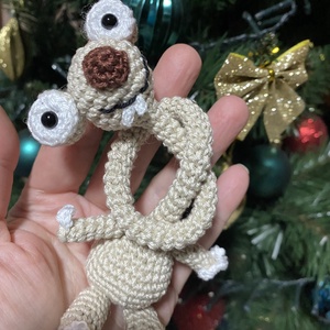 Horgolt lajhár a Jégkorszak meséből, Sid - játék & sport - plüssállat & játékfigura - plüss mesefigurák - Meska.hu