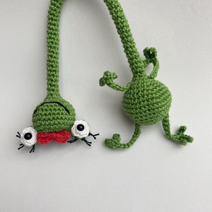 Horgolt hosszúnyakú lány béka, Játék & Sport, Plüssállat & Játékfigura, Béka, Horgolás, MESKA