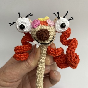 Horgolt Brooke � Sid barátnője egy kis szívvel (vagy anélkül), Játék & Sport, Plüssállat & Játékfigura, Plüss mesefigurák, Horgolás, MESKA