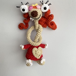 Horgolt Brooke � Sid barátnője egy kis szívvel (vagy anélkül) - játék & sport - plüssállat & játékfigura - plüss mesefigurák - Meska.hu