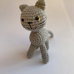 Hapci cica, horgolt, Játék & Sport, Plüssállat & Játékfigura, Cica, Horgolás, Hímzés, MESKA