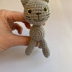 Hapci cica, horgolt - játék & sport - plüssállat & játékfigura - cica - Meska.hu