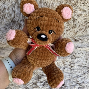 Kézzel horgolt maci � egyedi darab, Játék & Sport, Plüssállat & Játékfigura, Maci, Horgolás, Hímzés, MESKA