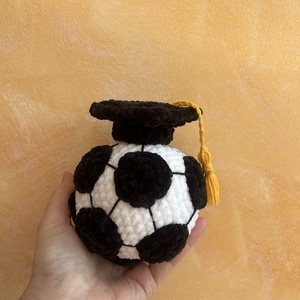 Focilabda diplomaosztó kalappal, csokordekorációnak - játék & sport - sport és kikapcsolódás - labdajátékok - Meska.hu