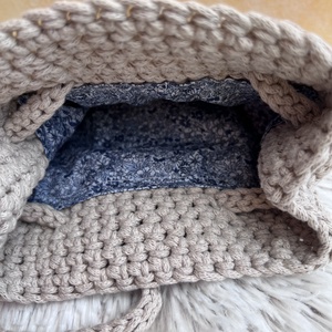 Giselle horgolt kézi- és crossbody táska - táska & tok - kézitáska & válltáska - válltáska - Meska.hu