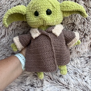 Horgolt Grogu - Baby Yoda Star Wars fanoknak - játék & sport - plüssállat & játékfigura - plüss mesefigurák - Meska.hu