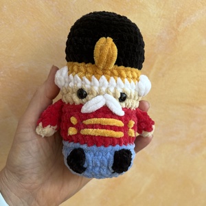 Kézzel horgolt Plüss Diótörő Figura (15 cm) � A legédesebb ünnepi dekoráció! - Meska.hu