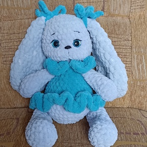 Horgolt amigurumi nyuszi lány akár Húsvétra - Meska.hu