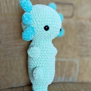 Horgolt amigurumi axolotl. - játék & sport - plüssállat & játékfigura - más figura - Meska.hu