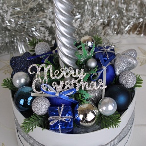 Karácsonyi adventi asztaldísz - karácsony - adventi díszek - adventi asztaldísz - Meska.hu