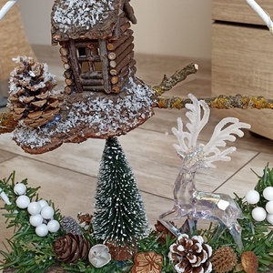 Karácsonyi adventi asztaldísz - karácsony - adventi díszek - adventi asztaldísz - Meska.hu