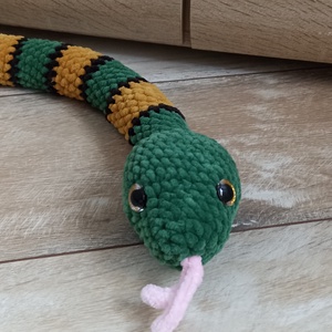 Horgolt amigurumi kígyó - játék & sport - plüssállat & játékfigura - más figura - Meska.hu