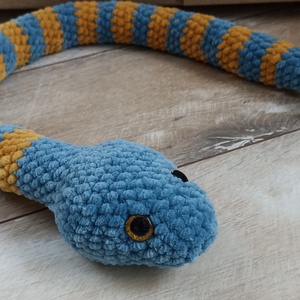 Horgolt amigurumi kígyó - játék & sport - plüssállat & játékfigura - más figura - Meska.hu