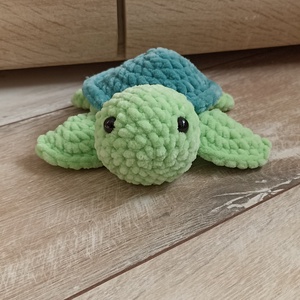 Horgolt amigurumi mini teknős - játék & sport - plüssállat & játékfigura - más figura - Meska.hu
