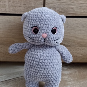 Horgolt amigurumi cica, Játék & Sport, Plüssállat & Játékfigura, Cica, Horgolás, MESKA