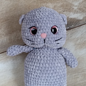 Horgolt amigurumi cica - játék & sport - plüssállat & játékfigura - cica - Meska.hu