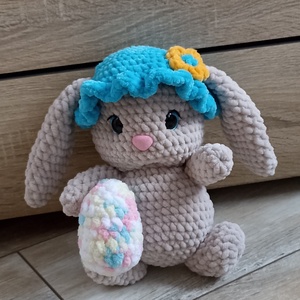 Húsvétra! Horgolt amigurumi nyuszi  - játék & sport - plüssállat & játékfigura - nyuszi - Meska.hu
