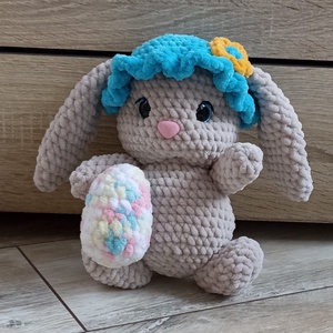 Húsvétra! Horgolt amigurumi nyuszi , Játék & Sport, Plüssállat & Játékfigura, Nyuszi, Horgolás, Varrás, MESKA