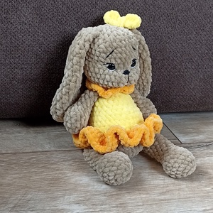 Horgolt amigurumi balerina nyuszi  - játék & sport - plüssállat & játékfigura - nyuszi - Meska.hu