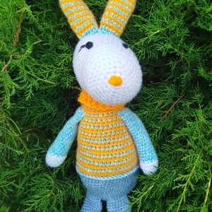Amigurumi asztaldísz, nyuszika, Otthon & Életmód, Dekoráció, Asztal és polc dekoráció, Asztaldísz, Horgolás, MESKA