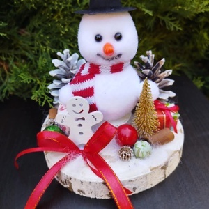 Adventi koszorú, karácsonyi asztaldísz, Karácsony, Karácsonyi lakásdekoráció, Ünnepi asztaldekoráció, Virágkötés, MESKA