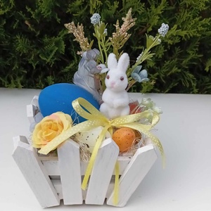 Húsvétii asztaldísz, Otthon & Életmód, Dekoráció, Asztal és polc dekoráció, Asztaldísz, Virágkötés, MESKA