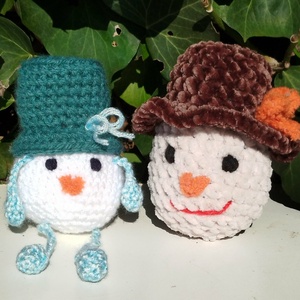 Húsvétii asztaldísz, amigurumi állatka, Otthon & Életmód, Dekoráció, Asztal és polc dekoráció, Asztaldísz, Horgolás, MESKA