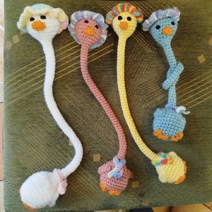 Amigurumi kacsa - otthon & életmód - dekoráció - asztal és polc dekoráció - asztaldísz - Meska.hu