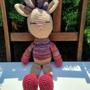  Amigurumi szarvas, karácsonyi asztaldísz - otthon & életmód - dekoráció - dísztárgy - Meska.hu