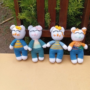  Amigurumi Kitty - otthon & életmód - dekoráció - dísztárgy - Meska.hu