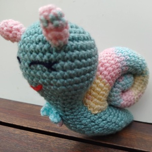  Amigurumi csigabiga - otthon & életmód - dekoráció - dísztárgy - Meska.hu