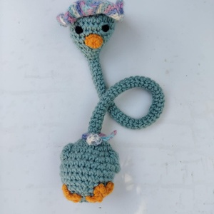 Amigurumi  hosszúnyakú kacsa - otthon & életmód - dekoráció - dísztárgy - Meska.hu