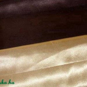 Arany szatén dekor és sok más szín 150 cm - varrással is - kellékek & szerszámok - méteráru - selyem - Meska.hu