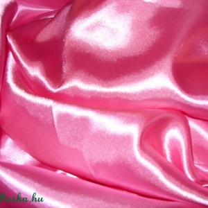Ciklámen és bébi  rózsaszín és nagyon pink szatén 150 cm 990.-Ft, Kellékek & szerszámok, Méteráru, Selyem, Varrás, Varrás, Mindenmás, MESKA