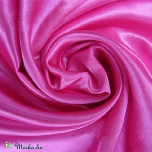 Ciklámen és bébi  rózsaszín és nagyon pink szatén 150 cm 990.-Ft - kellékek & szerszámok - méteráru - selyem - Meska.hu