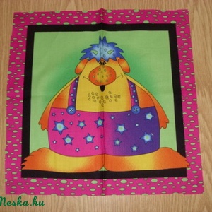 Édes kis szörnyecskék - 30 x 30 cm blokk  USA design , Kellékek & szerszámok, Méteráru, Pamut, Mindenmás, Varrás, Varrás, MESKA