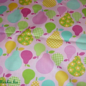 Körtés nagyon cuki USA egyedi Design textil:o)  55 x 30 cm minőségi textil  USA design  - kellékek & szerszámok - méteráru - pamut - Meska.hu